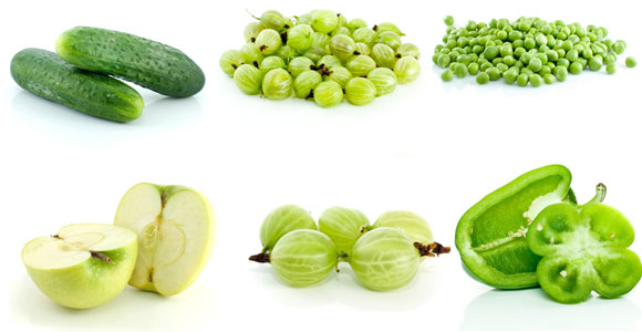 Чем полезны зеленые фрукты и овощи