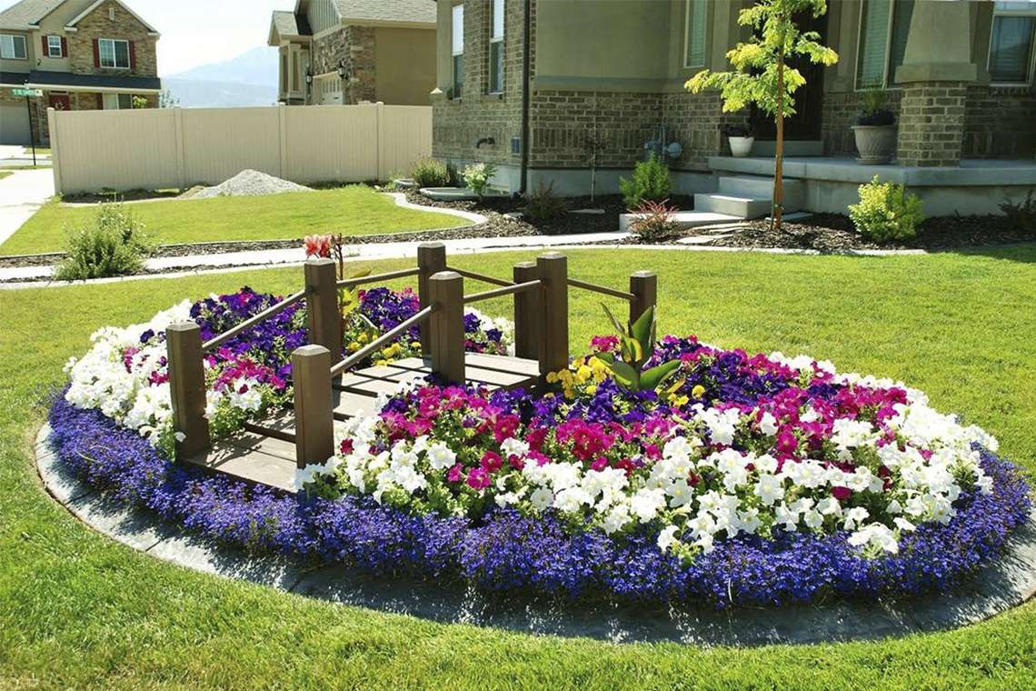 Создание красивой клумбы-цветника перед домом: выбор стиля, планирование и подбор растений