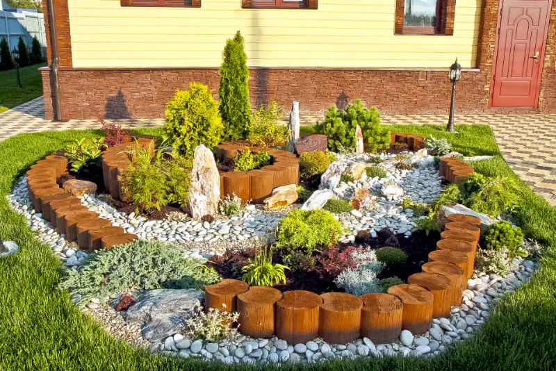 Каменные клумбы и цветники: красота, долговечность и выбор материалов